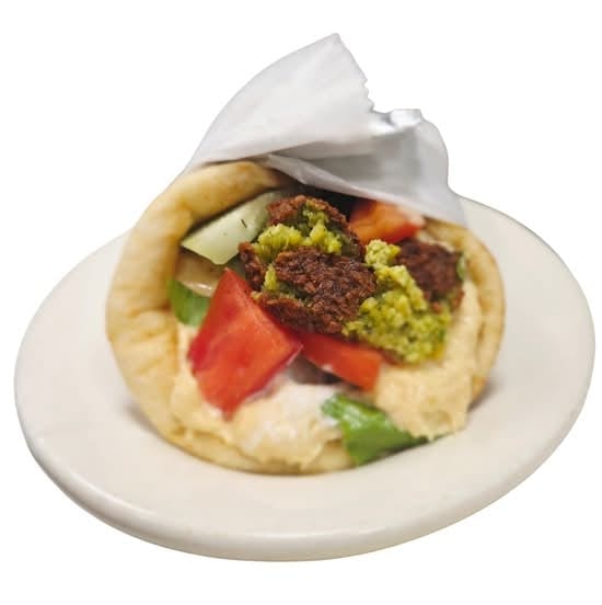 Spicy Falafel Gyro.